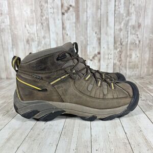 KEEN Waterproof Leather Hiking Boots Women's Size‎ 9.5 Trail Walking Shoes